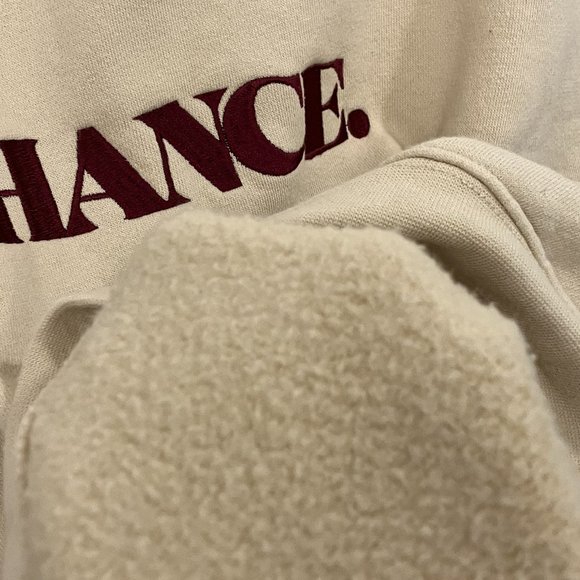 CHANCECHANCE Original Korean Cotton Beige Sweater - Picture 3 of 4